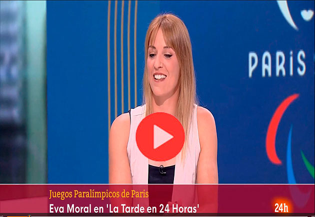 Eva Moral en 'La Tarde en 24 Horas'